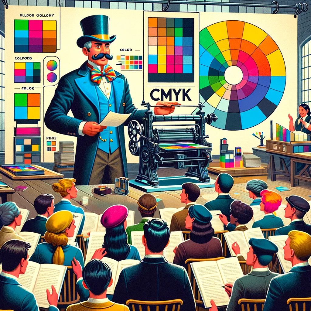 Mr. Tone and CMYK - about colors in printing