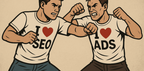 20251107 0745 Pojedynek SEO vs Ads simple compose 01k9egxtphf8yrkkmn4t4r8qx3 - SEO czy Google Ads? Porównanie, koszty i strategia dla Twojej firmy