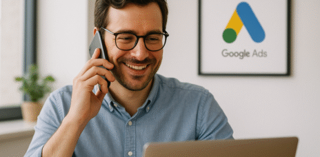 20251120 1141 Rozmowa Google Ads simple compose 01kagdkbk7f28b9jg3bap937et - Jak powinna wyglądać idealna komunikacja z agencją Google Ads? Nasz standard współpracy.